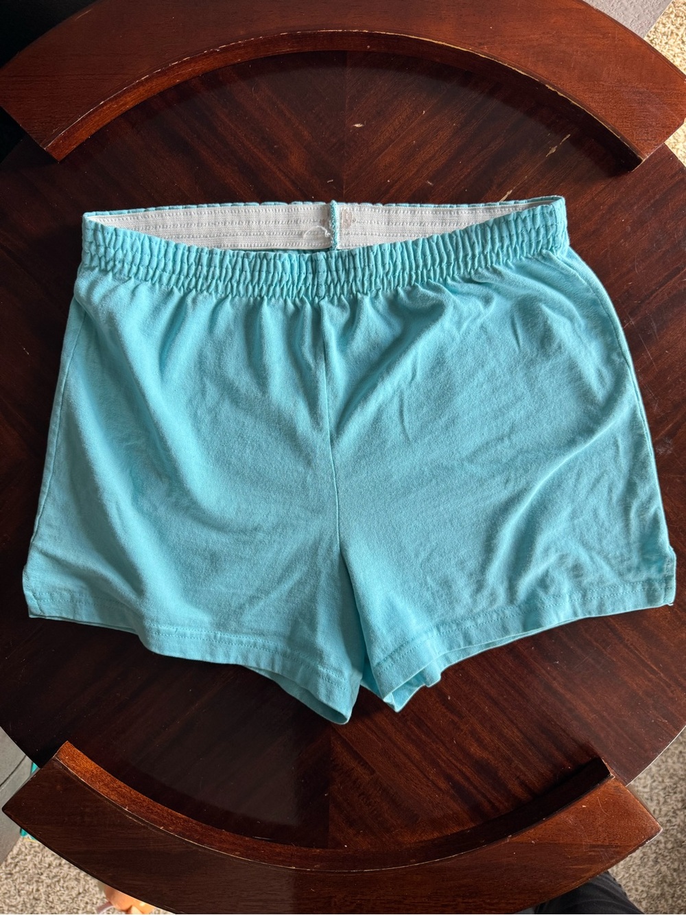 Soffe Light Blue/Turquoise Women’s Athletic Shorts
